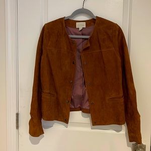 Once worn Nordstrom Hinge suede jacket. Size small. Like new